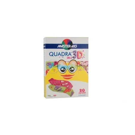 Pietrasanta Pharma Master Aid Quadra 3d Girls 20 Bandages