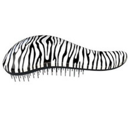 Dtangler Hair Brush With Zebra White Handle