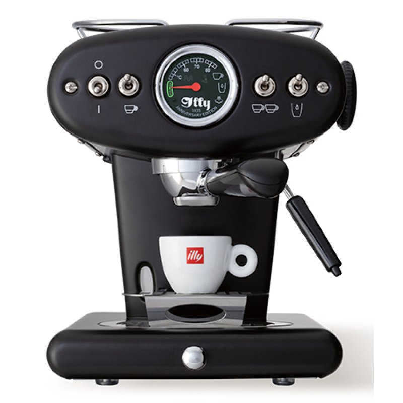 Illy X1 Anniversary Machine For Ground Coffee And Ese Pads Black