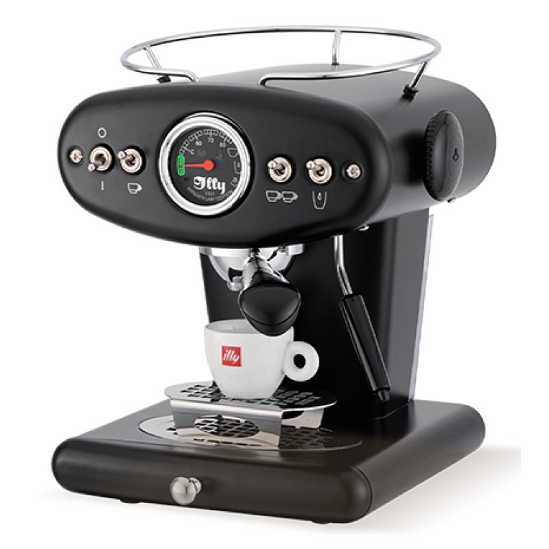 Illy X1 Anniversary Machine For Ground Coffee And Ese Pads Black