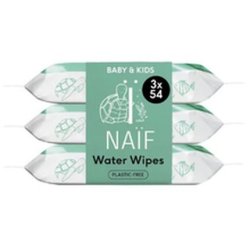 Naif Baby Kids Water Wipes 3 X Wet Wipes For Children And Infants 54 Pcs