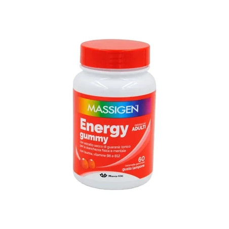 Massigen Energy Gummy Dietary Supplement Against Fatigue 60 Gummy Candies