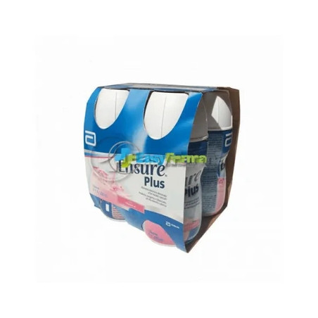 Abbott Ensure Plus Highcalorie Nutritional Supplement Strawberry Flavor 4x220 Ml