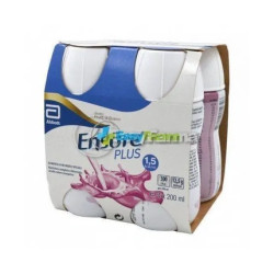 Abbott Ensure Plus Highcalorie Nutritional Supplement Berry Flavor 4x220 Ml