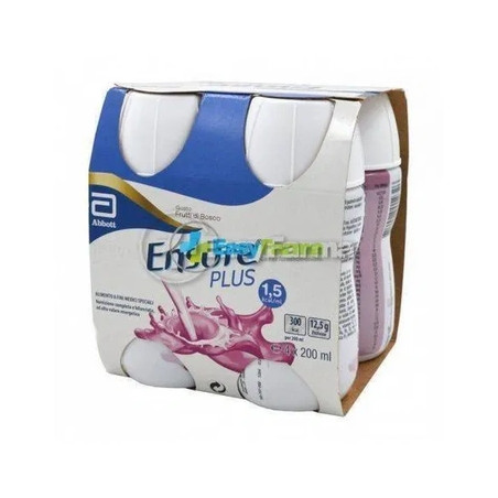 Abbott Ensure Plus Highcalorie Nutritional Supplement Berry Flavor 4x220 Ml