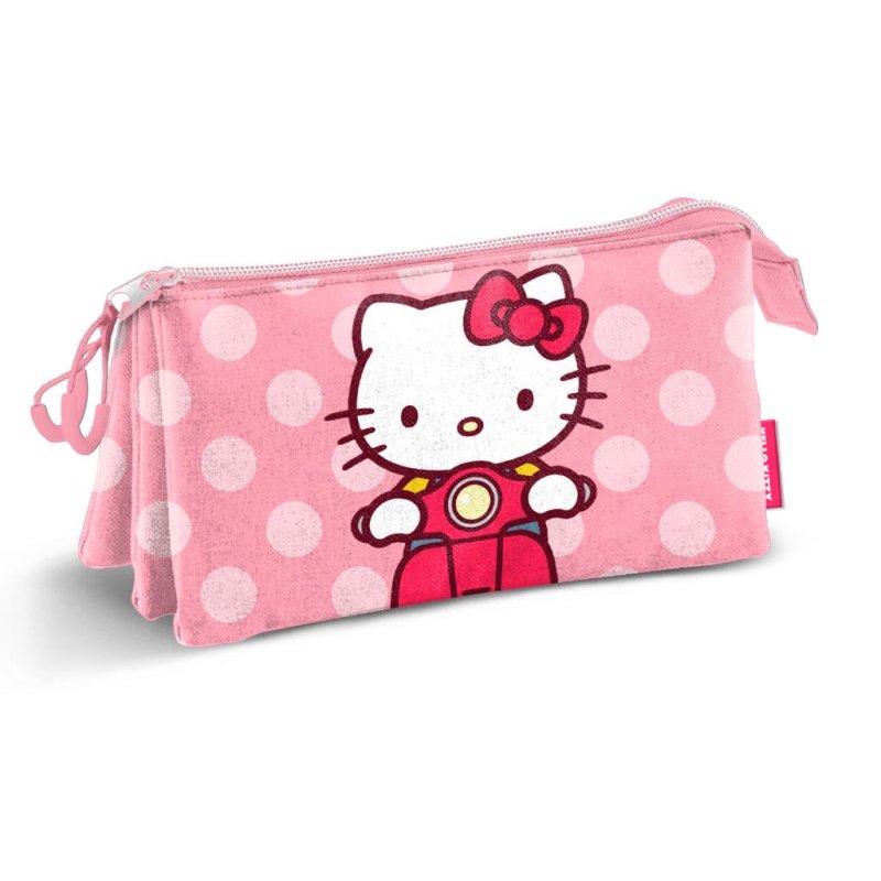 HELLO KITTY - Moto - Trousse Triple