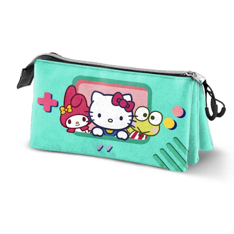 HELLO KITTY - Video Game - Trousse Triple