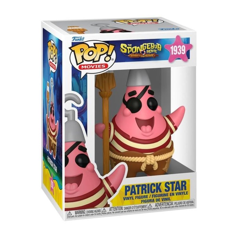 THE SPONGEBOB MOVIE - POP Movies N° 1939 - Patrick (Pirate)
