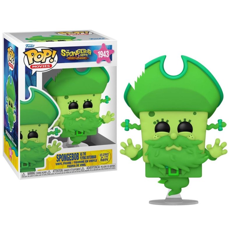 THE SPONGEBOB MOVIE - POP Movies N°1943 - Bob Hollandais volant (GITD)