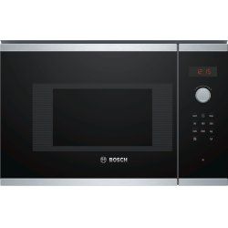 Bosch Serie 4 BFL523MS0 microwave Black, Stainless steel Solo microwave Built-in 20 L 800 W