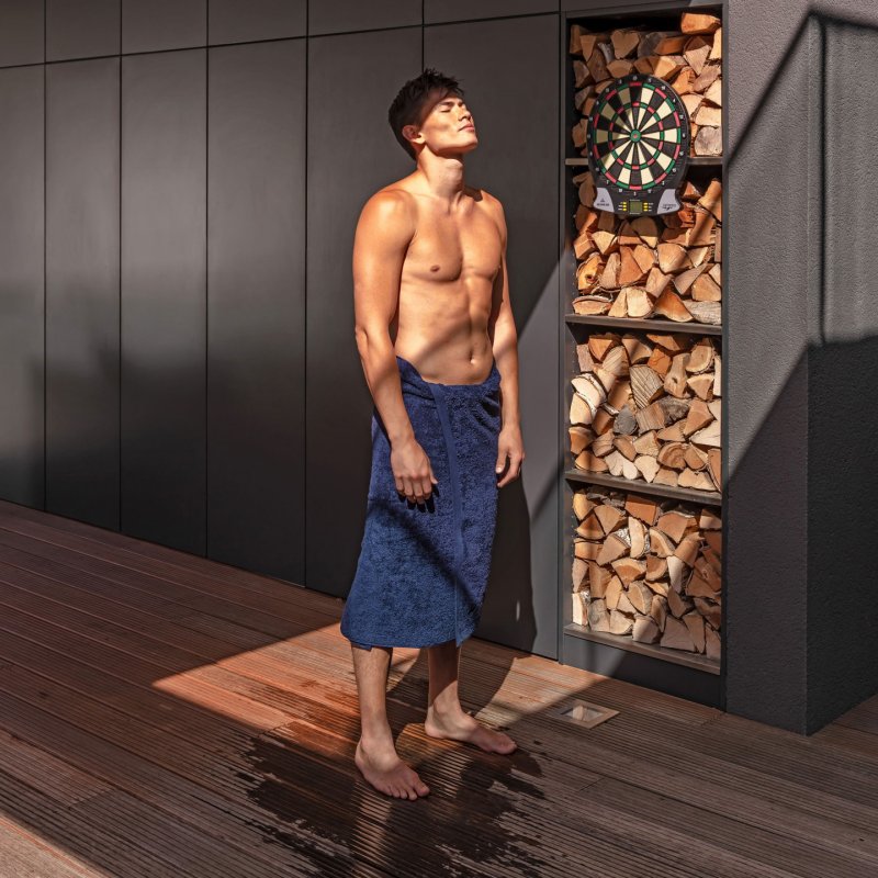 Move Superwuschel Shower Towel 80 x 150 cm 100% Cotton Dark Grey