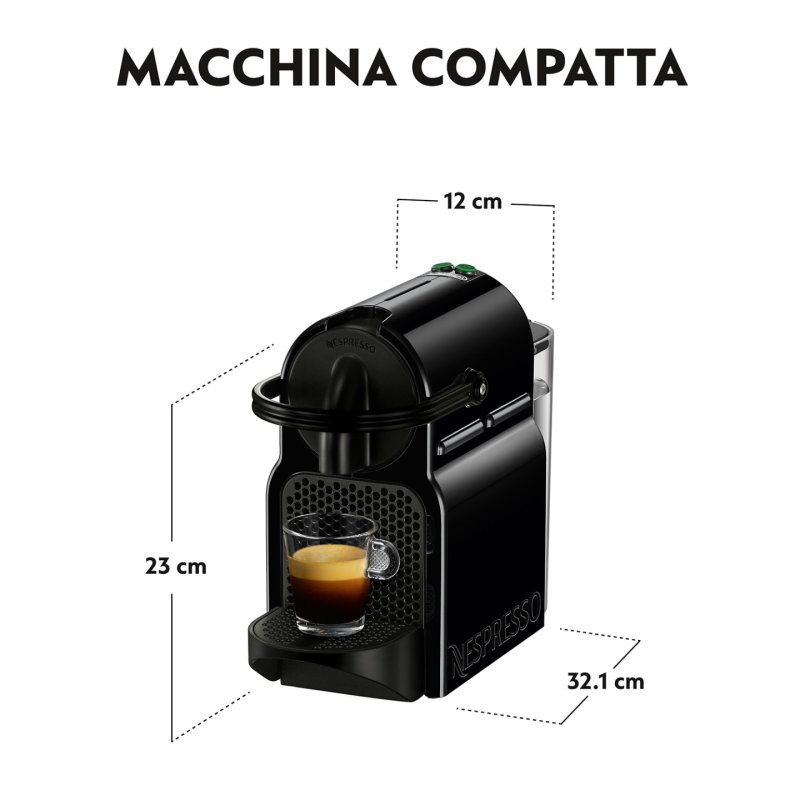 De’Longhi Inissia EN 80.BAE Entièrement automatique Machine à expresso 0,7 L