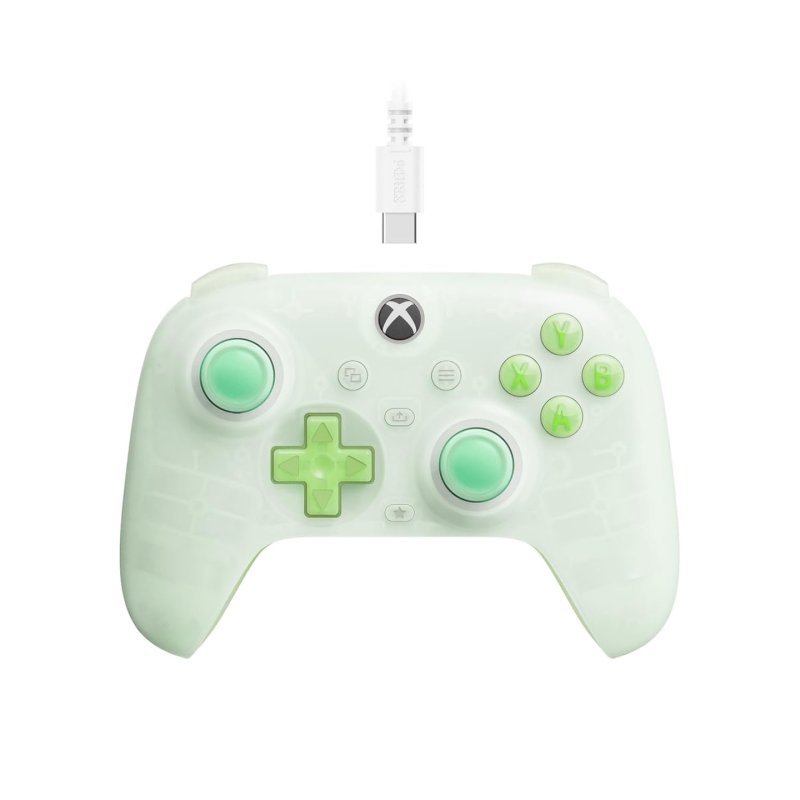 8BitDo Ultimate Mini Wired Xbox Pad clear green