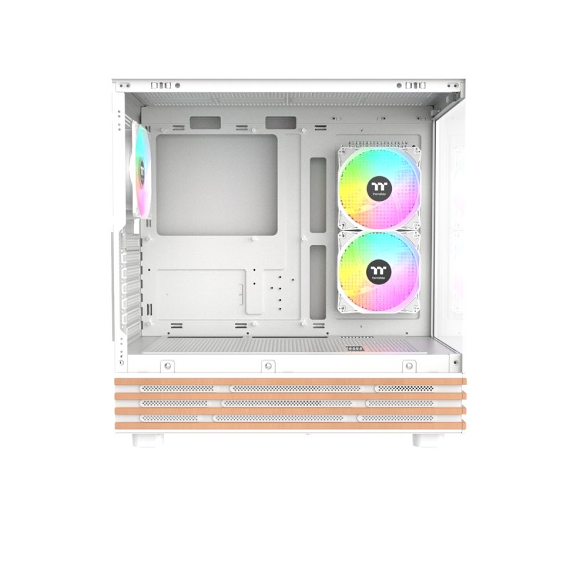 View 270 Plus WS ARGB (weiß/holz, Tempered Glass x 2, Holz-Struktur)