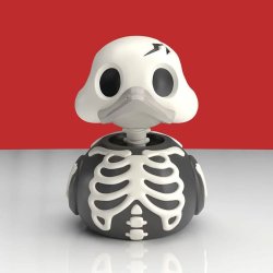 Numskull - TUBBZ Canard de bain - Numskull - Squelette d'Halloween (Première Édition) - 9cm
