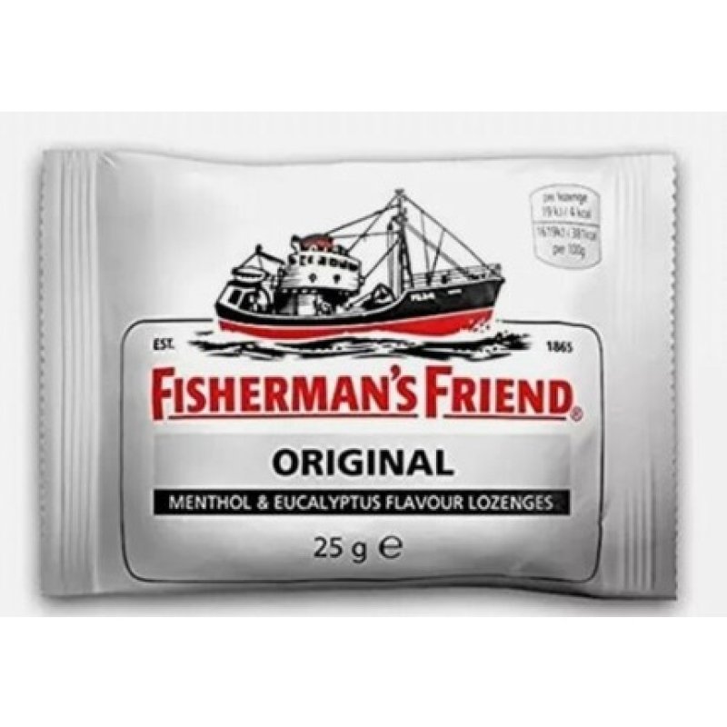 Fisherman's Friend Original Extra Strong Menthol Eucalyptus Lozenges 25g - Pack of 24