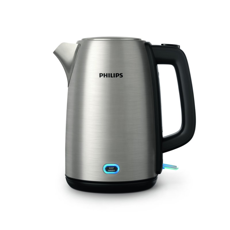 Philips Viva Collection HD9353/90 electric kettle 1.7 L 2060 W Black Stainless steel