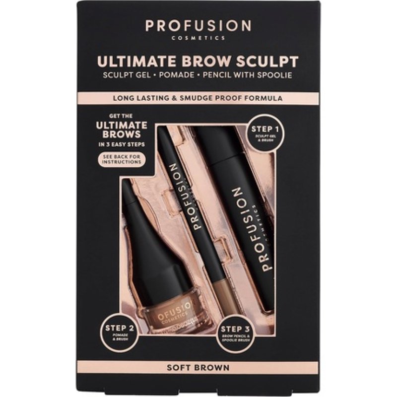Profusion Cosmetics Ultimate Brow Sculpt Gel for Ideal Laminated Brows