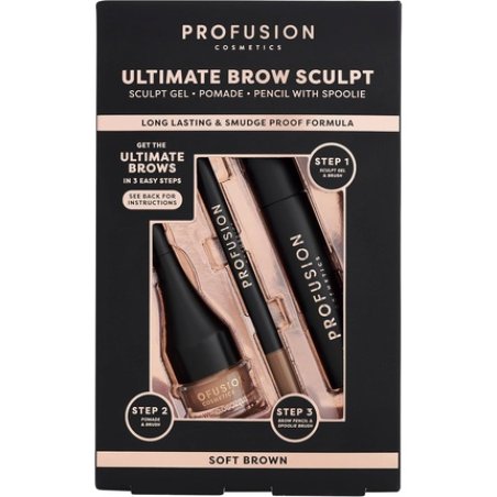 Profusion Cosmetics Ultimate Brow Sculpt Gel for Ideal Laminated Brows