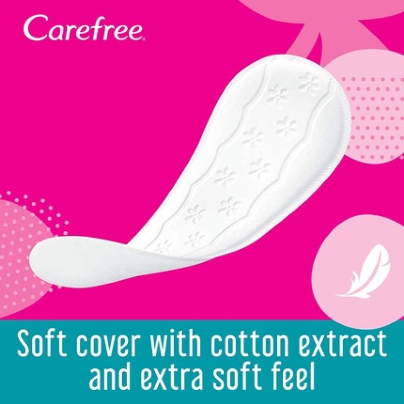 CAREFREE Fresh Breathable Cotton Pantyliners 20 Count