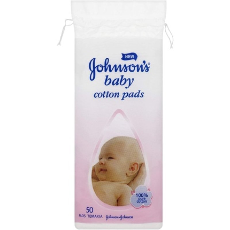 Johnsons Baby Cotton Pads 50 Pieces