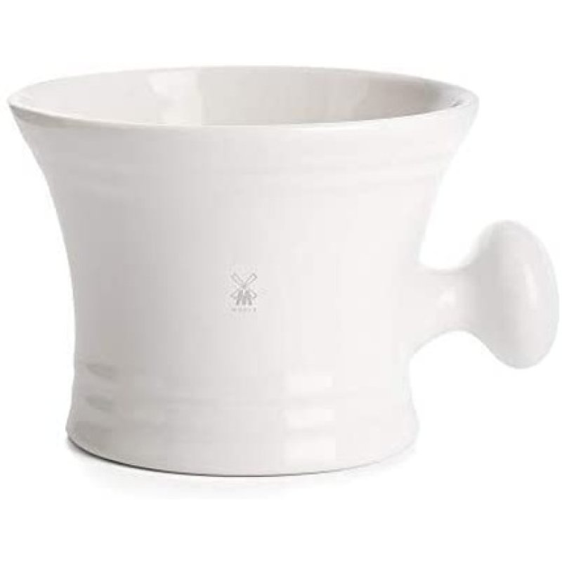 MÜHLE White Porcelain Shaving Bowl with Handle RN4