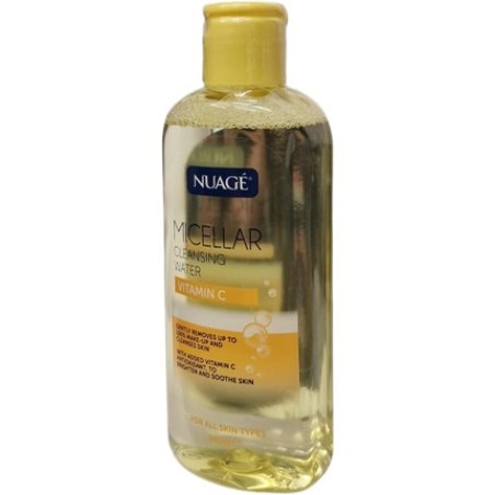 Nuage Micellar Cleansing Water with Vitamin C 200ml - Gently Removes Makeup and Cleanses