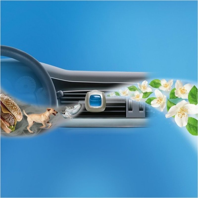 Febreze Clip-On Cotton Car Air Freshener, 2ml