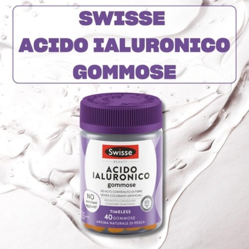 Swisse Beauty Hyaluronic Acid Gummies Supplements for Women and Men 40 Tablets