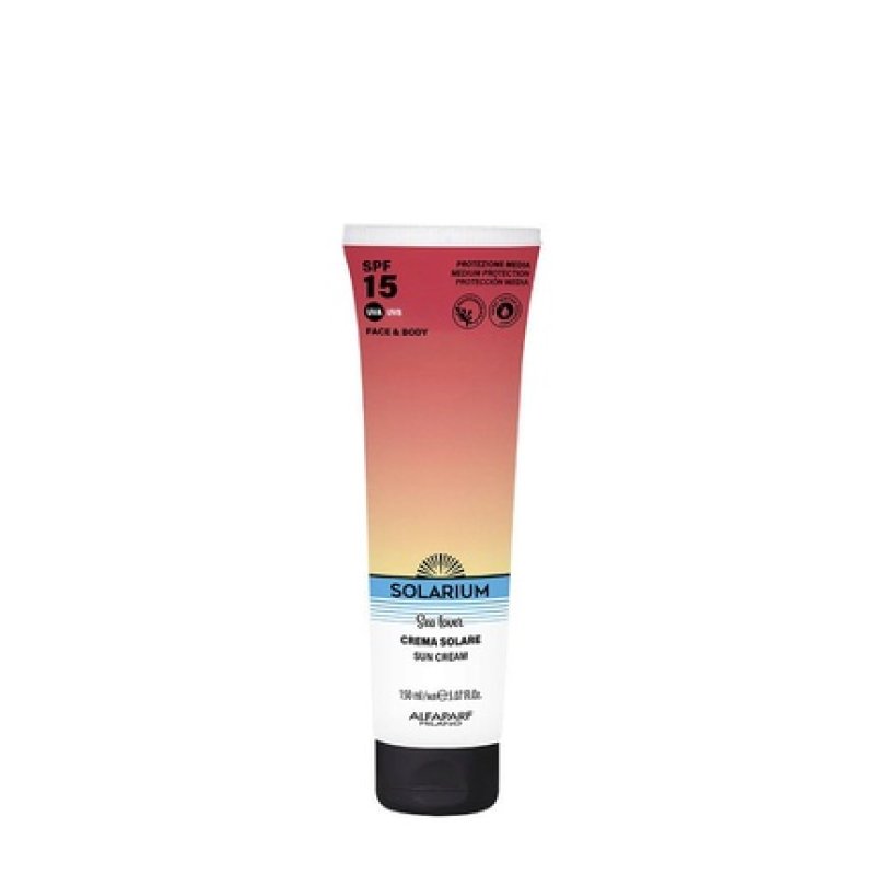 Solarium Sun Protection Sunscreen for Face and Body SPF 15 150ml