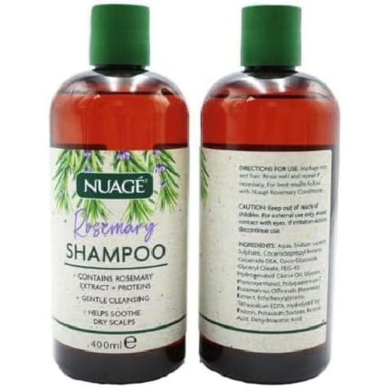 Nuage Rosemary Shampoo 400ml Soothes Dry Scalp