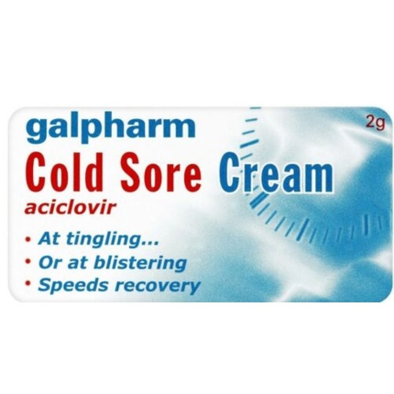 Cold Sore Cream 5% for Lips and Face Tingling Blistering 2g