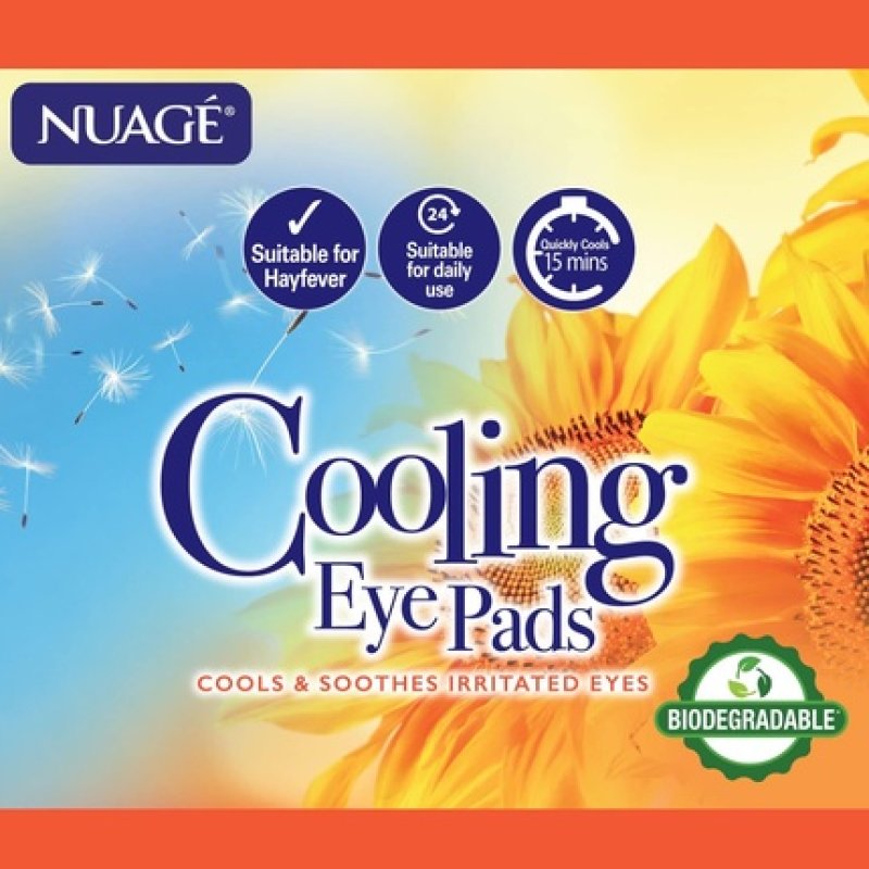Nuage Hayfever Biodegradable Cooling Eye Pads 10 Pack