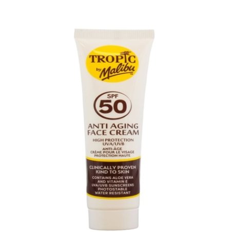 Tropics By Malibu Anti-Aging Face Cream 40ml Spf50