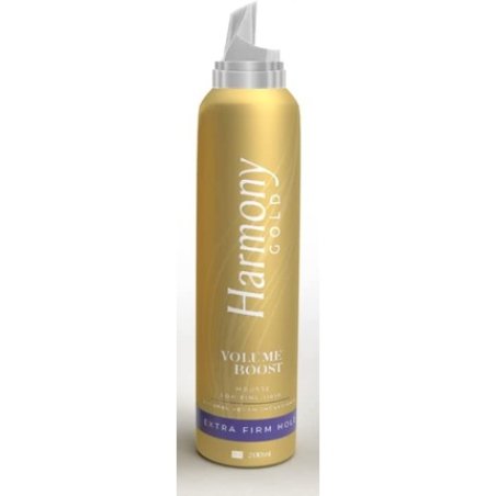 New Harmony Gold Extra Firm Styling Mousse for Volume Boost 200ml