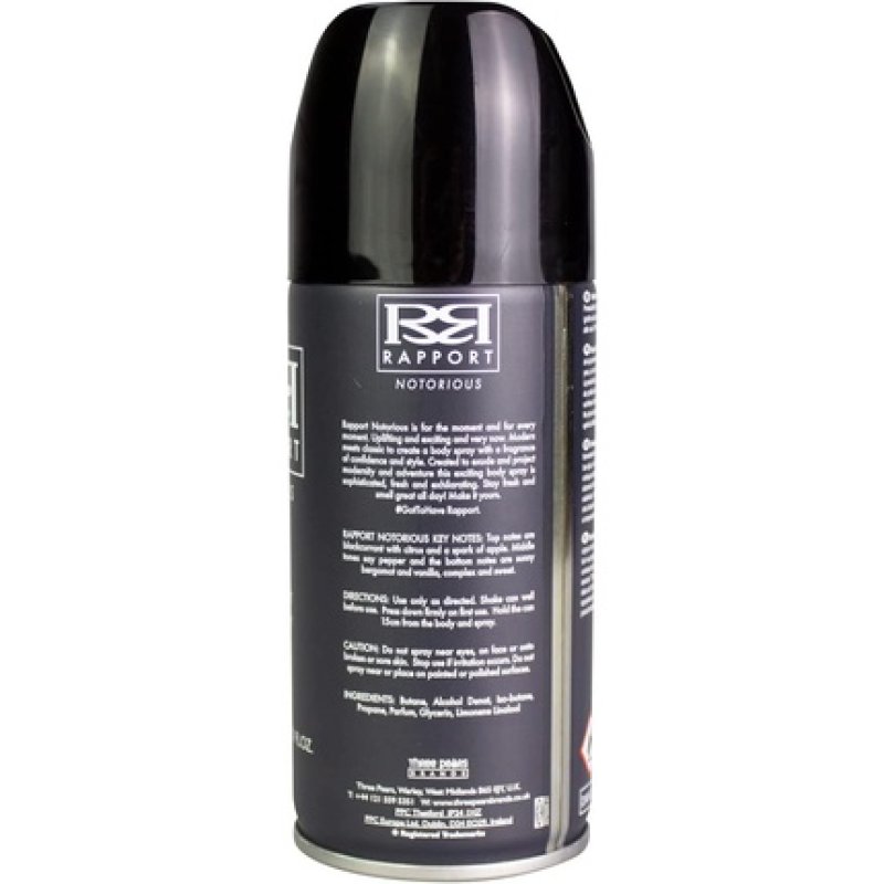 Rapport Notorious Body Spray 150ml