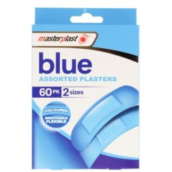Masterplast Blue Plasters - 60 Pack