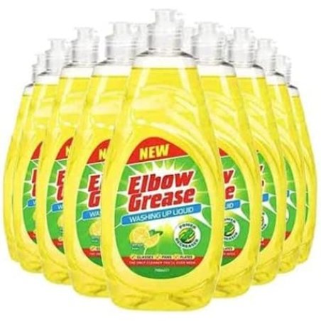 Elbow Grease Washing Up Liquid Lemon Fresh 600 Ml
