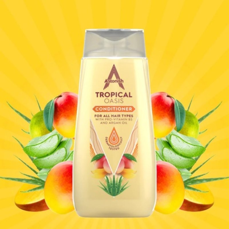 Astonish Tropical Conditioner with Argan Oil 375ml