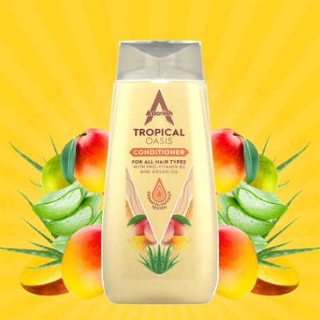 Astonish Tropical Conditioner with Argan Oil 375ml