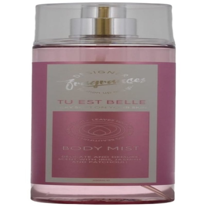 Designer Fragrances Tu Es Belle Body Mist 250ml