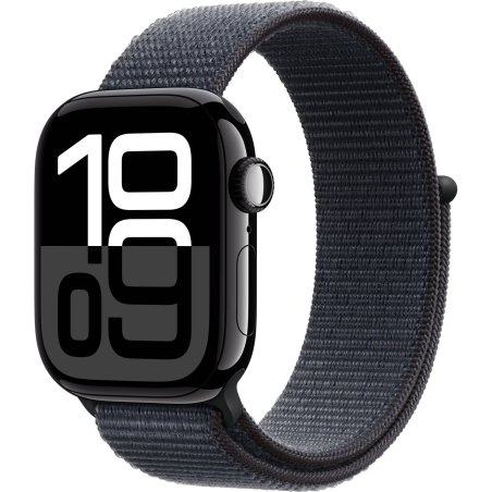 APPLE WATCH SERIES 10 GPS 42MM JET BLACK ALUMINIUM CASE INK SPO