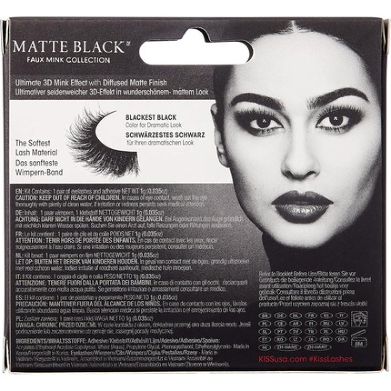 Kiss Lash Couture Matte Black 03