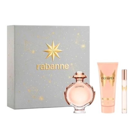 Paco Rabanne Olympea Eau De Parfum Spray Set 80ml Spray 100ml Body Lotion 10ml Eau De Parfum