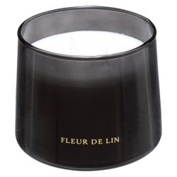 Atmosphera Scented Candle Bili Flax Blossom 300g Black