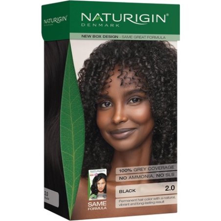 Naturigin Black Hair Dye 20 Permanent Hair Color with Natural Ingredients