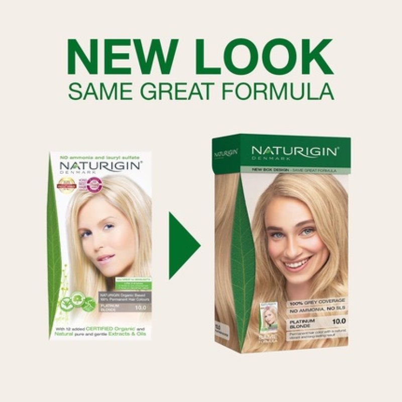 Naturigin Platinum Blonde Hair Dye 100 Permanent Hair Color with Natural Ingredients