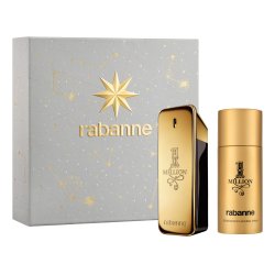 Paco Rabanne 1 Million Men Eau De Toilette Spray 100ml Deodorant Spray 150ml Set