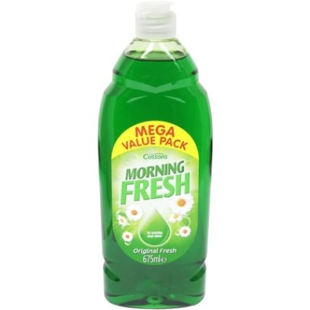 Morning Fresh Original 675ml Powerful Washing Up Liquid for Sparkling Clean Dishes