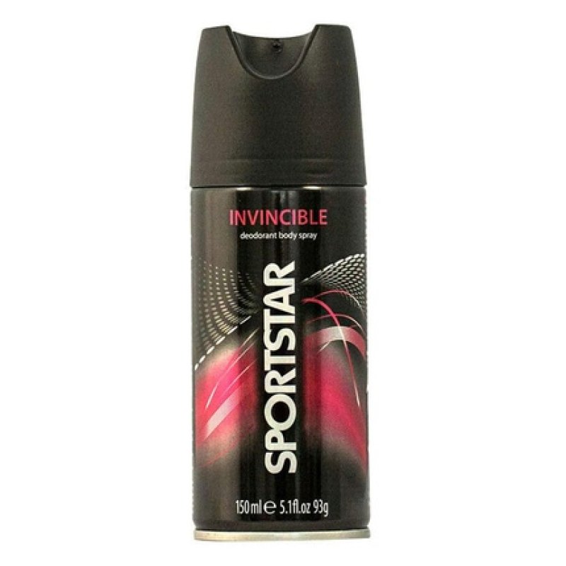 Sportstar Invisible Deodorant Spray for Men 150ml